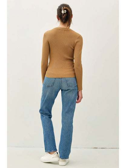 Classic Crewneck Rib Sweater