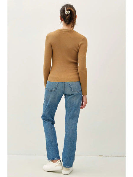 Classic Crewneck Rib Sweater