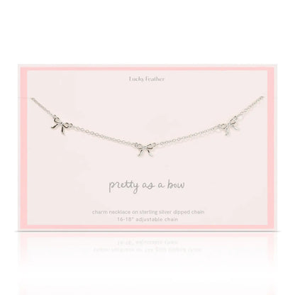 Three Bow Necklace