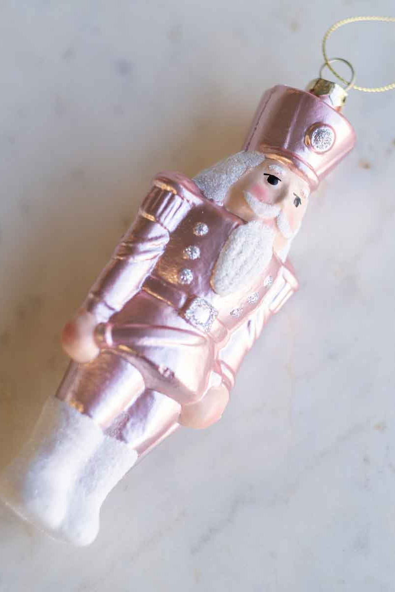 Blushing Nutcracker Ornament
