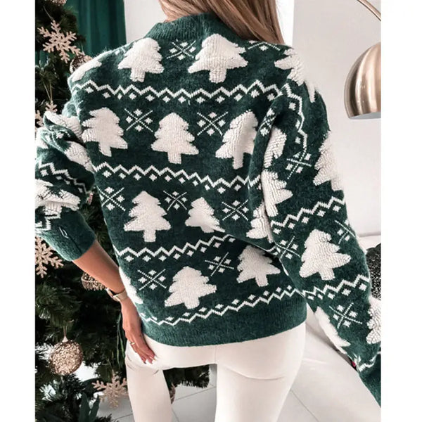 Embroidered Christmas Sweater