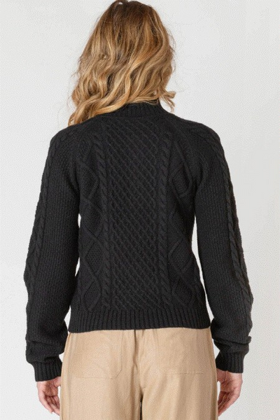 Half Zip Cable Sweater