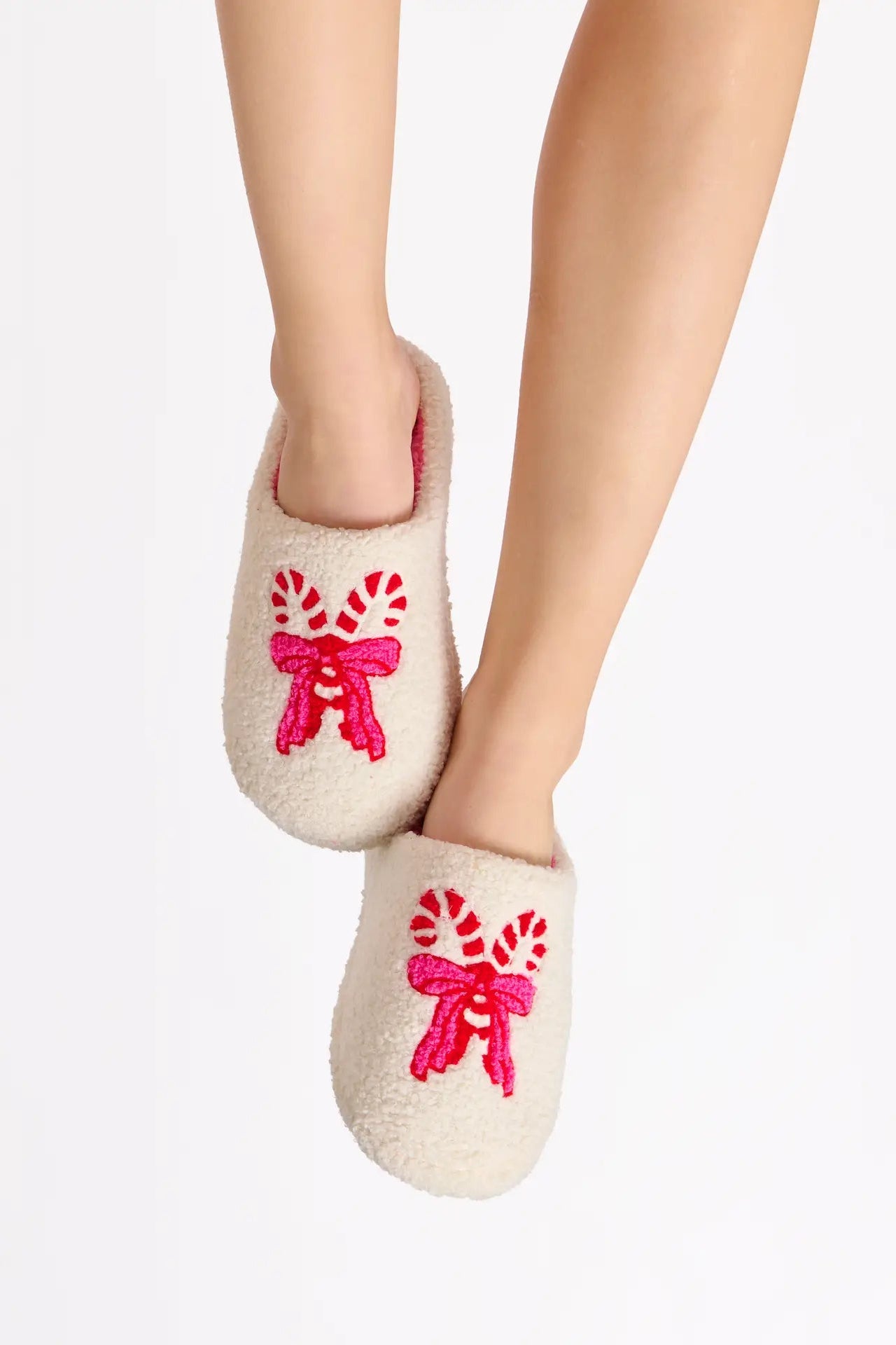 Candy Cane Slippers
