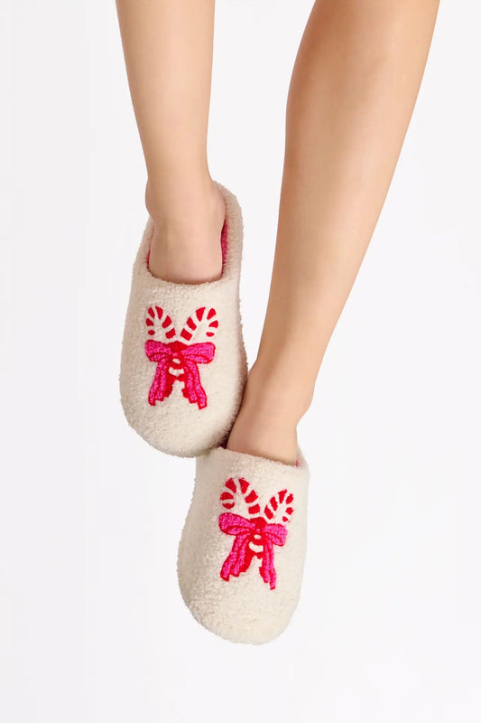 Candy Cane Slippers