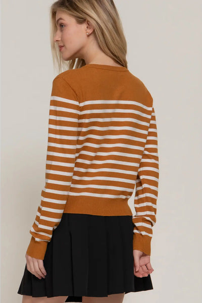 The Stripe Crew Cardi
