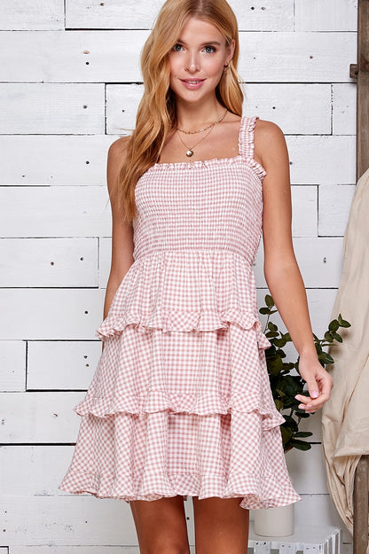 Picnic Pop Gingham Mini Dress