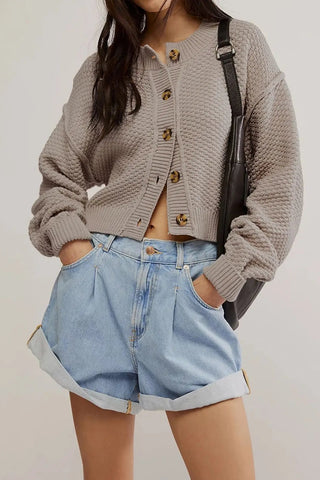Button Knit Cardigan