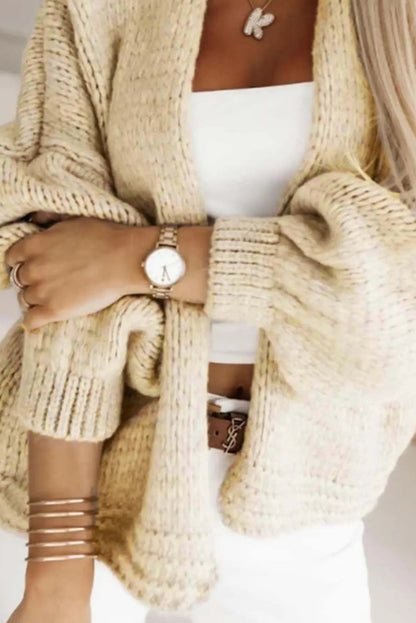 Chunky Knit V-Neck Cardigan