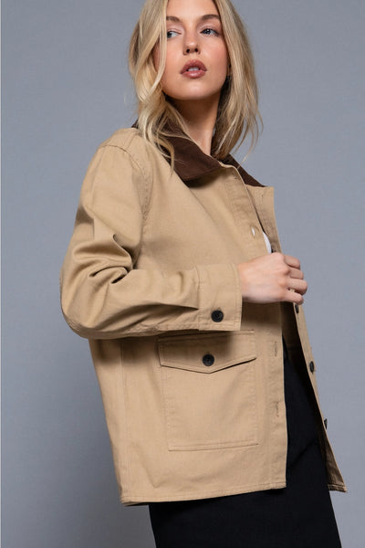 Twill Button Jacket
