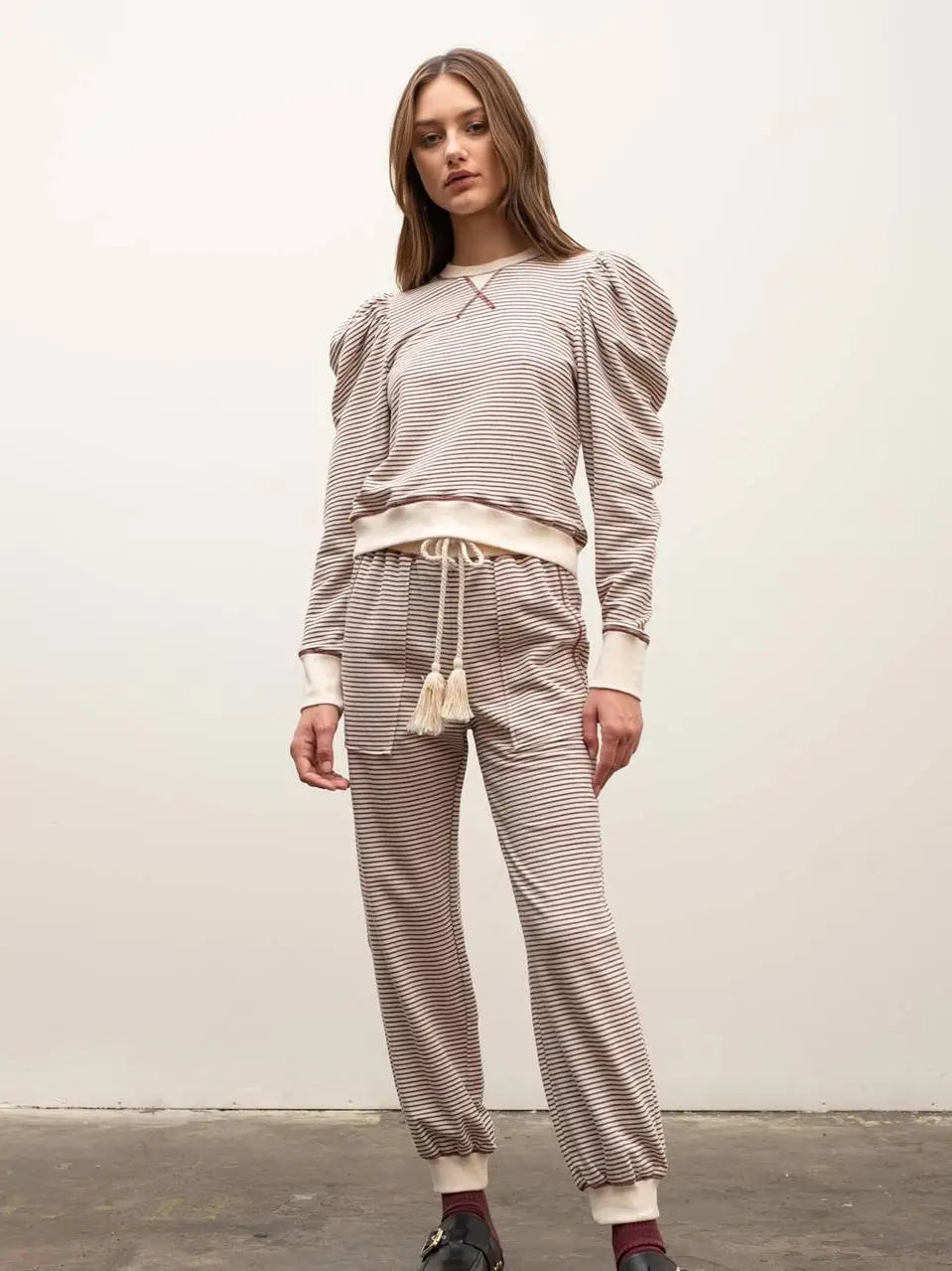 Striped Contrast Pant