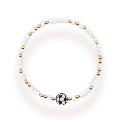 Soccer Ball Bracelet