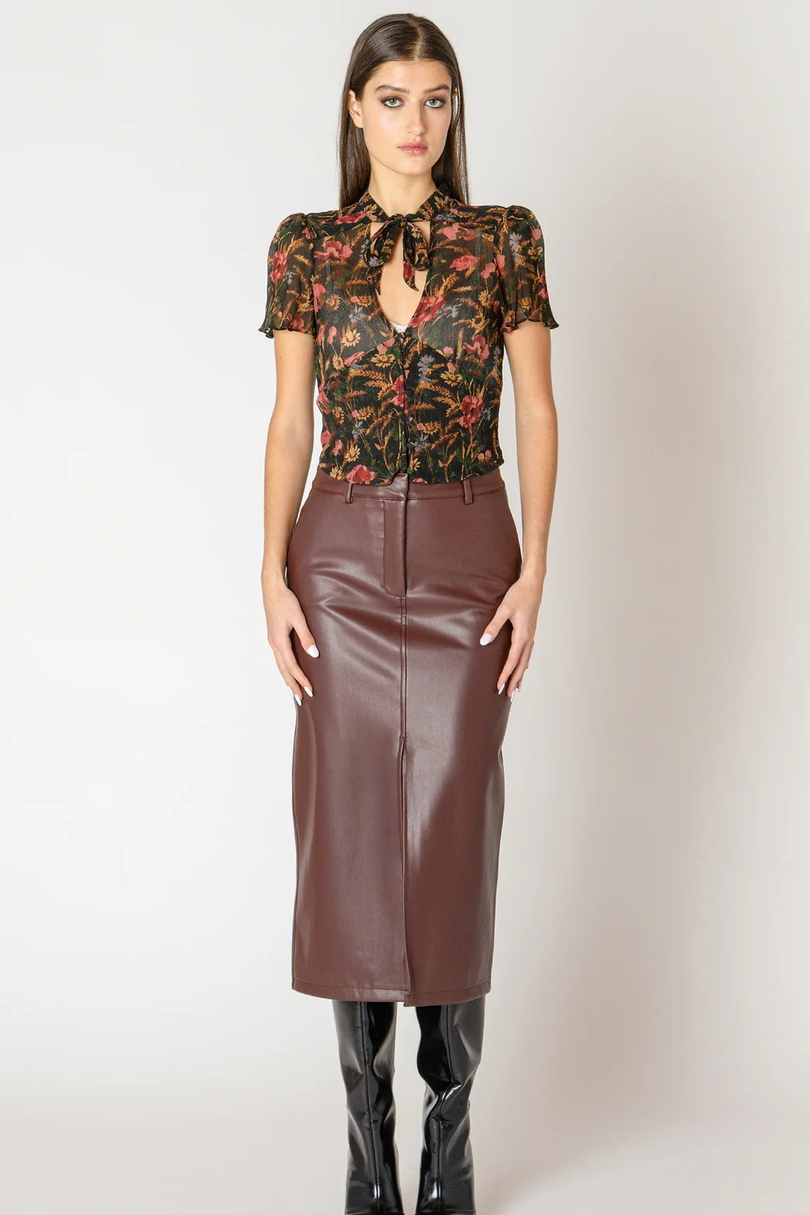 Leather Skirt