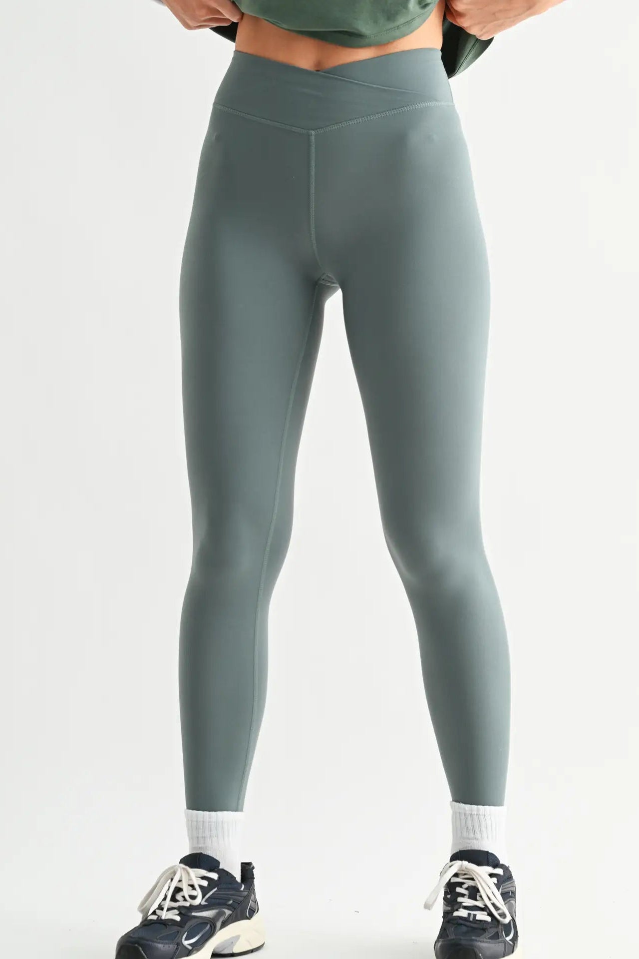 Venice Crossover Waist Leggings