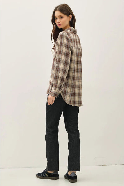 Browny Plaid Flannel