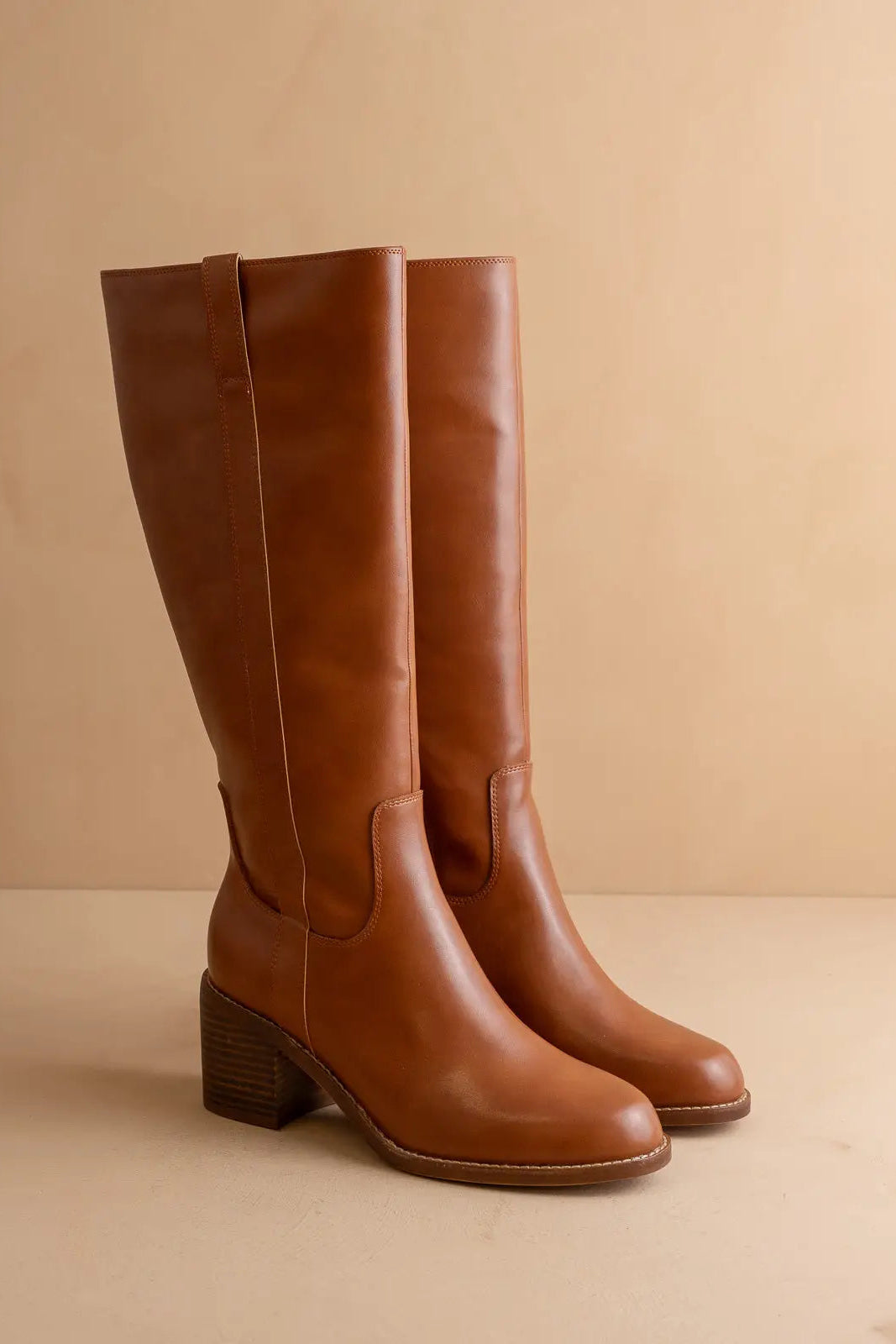 brown riding boots