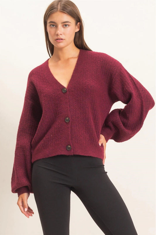 woman in cardi
