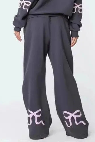 Fleece Bow Sweatpants
