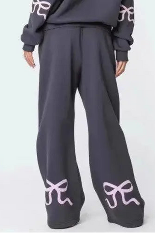 Fleece Bow Sweatpants