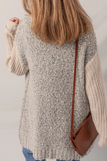 Color Block Cardigan