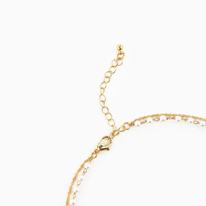 Clasp for necklace on white background