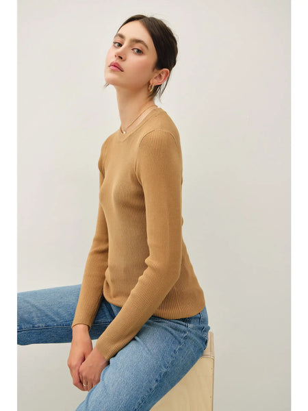 Classic Crewneck Rib Sweater