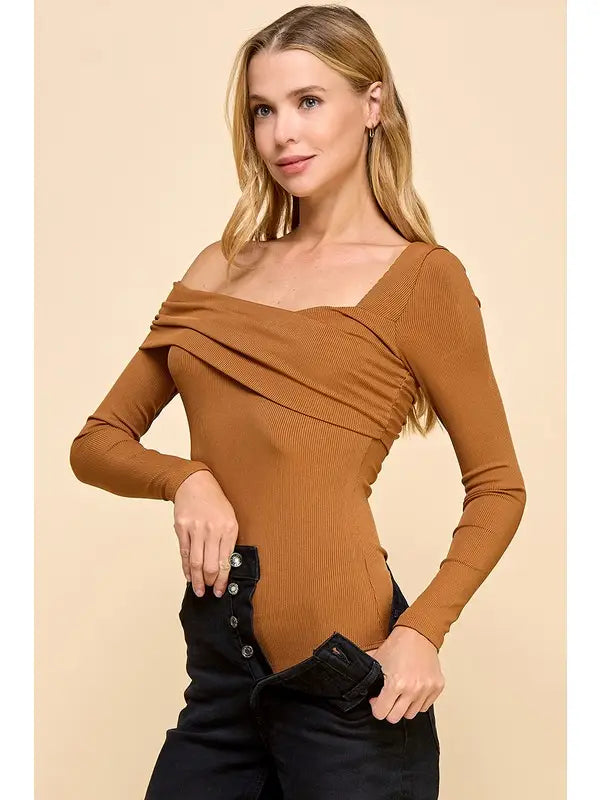 Asymmetrical Shoulder Bodysuit