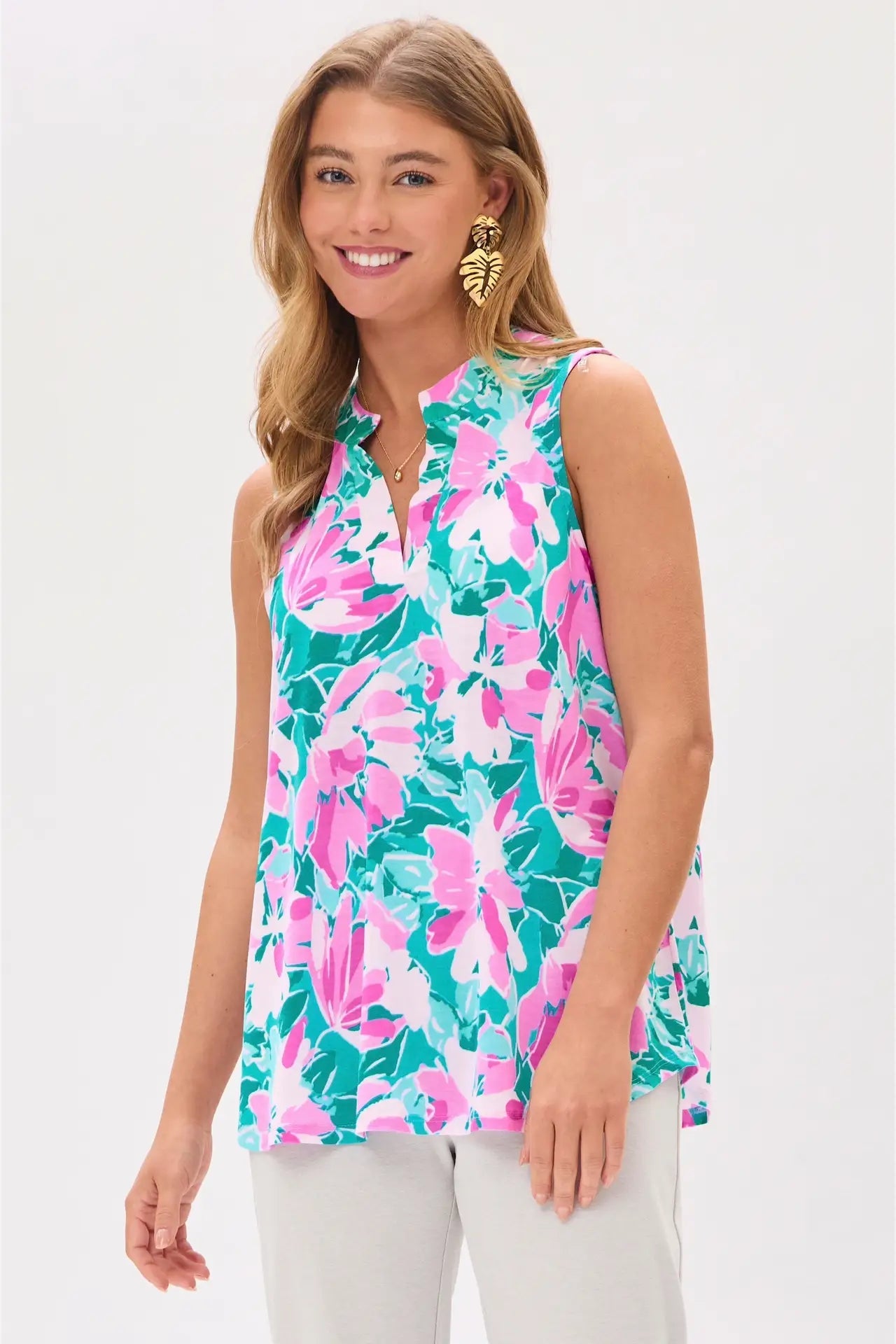 Isla Petal Print Top