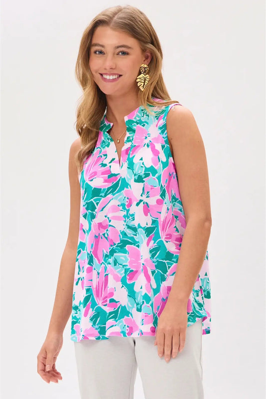 Isla Petal Print Top