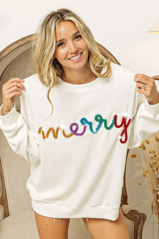 Merry Tinsel Sweater