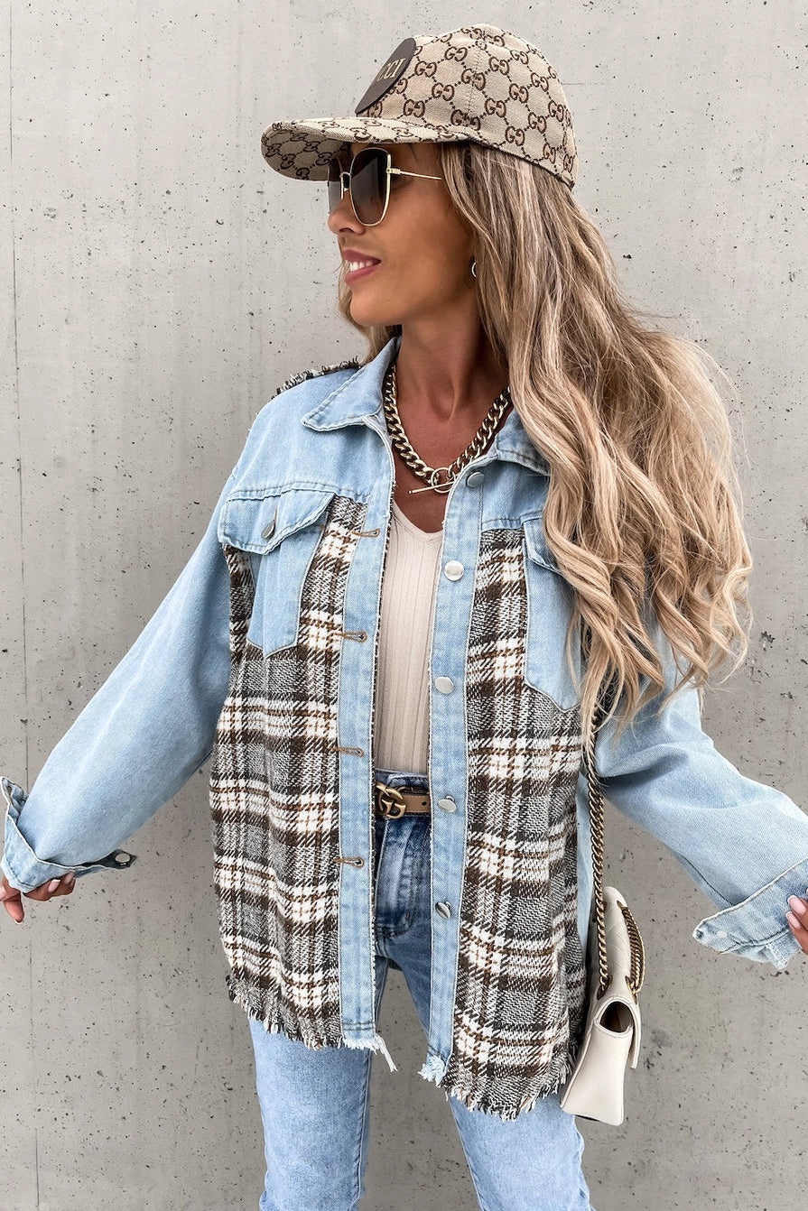 Color Block Shacket