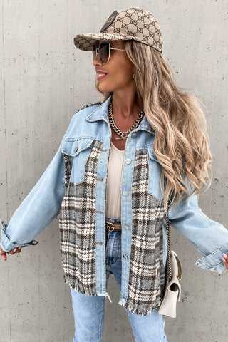 Color Block Shacket