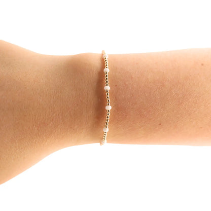 White Dainty Poppi Bracelet