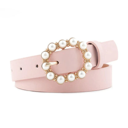 Pearl Buckle Belt