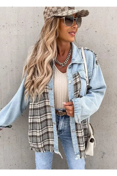 Color Block Shacket
