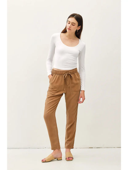 The Emilia Tapered Tencel Pant