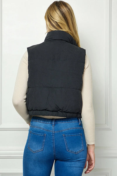 Cozy Sherpa Lined Quilted Vest