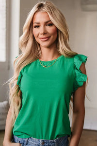 Lunelle Ruffle Sleeve Blouse
