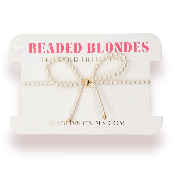 Pearl Bow Bracelet