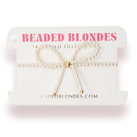 Pearl Bow Bracelet