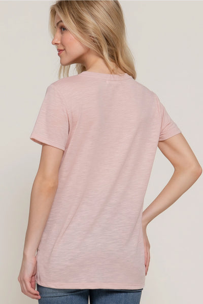 Pocket Slub Knit Tee
