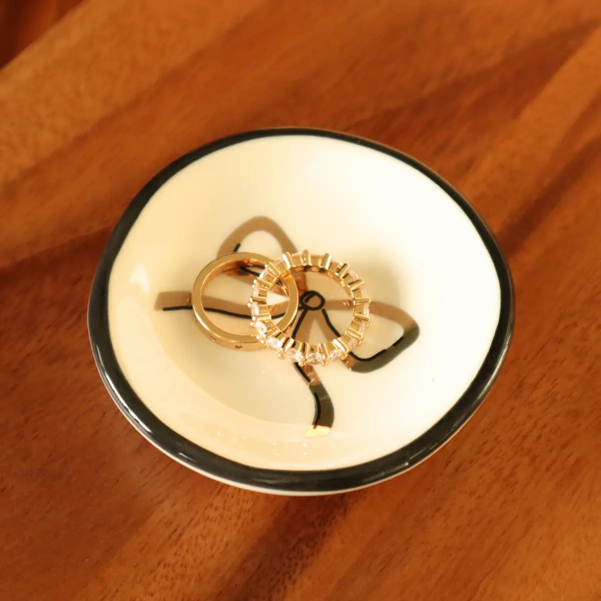 Gold Bow Tray