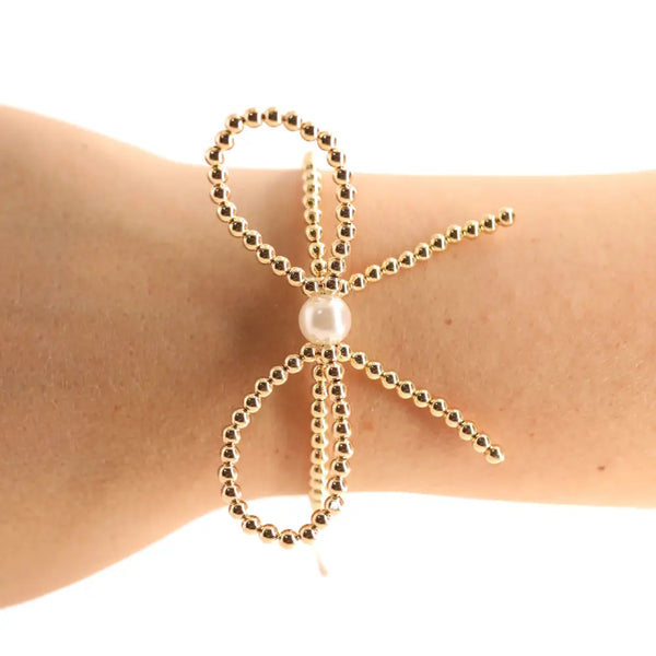 Gold Bow Bracelet