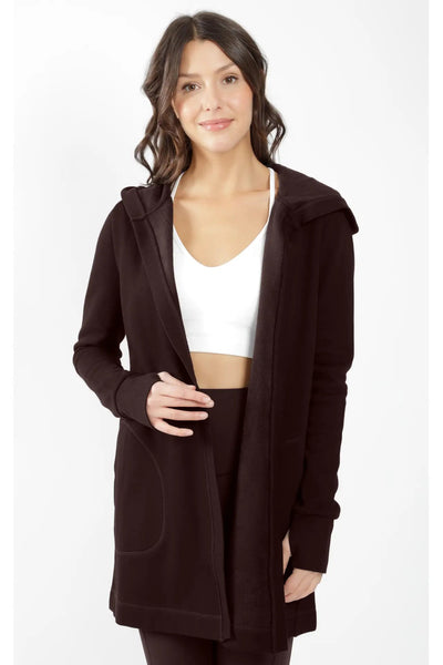 Butter Fleece Hoodie Cardigan