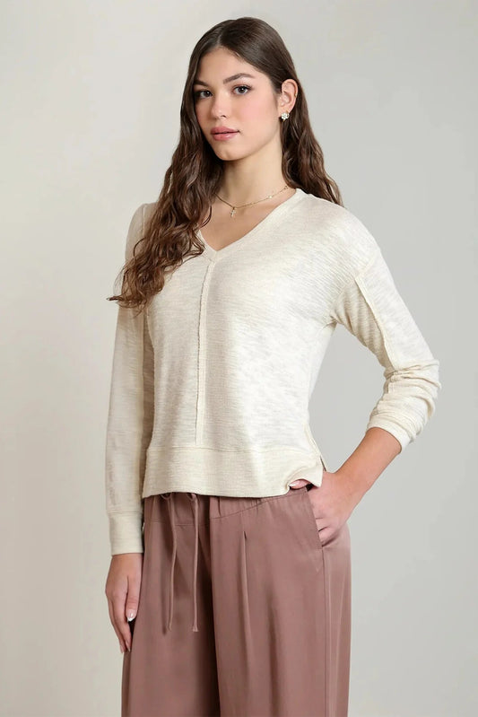 woman wearing sweater 