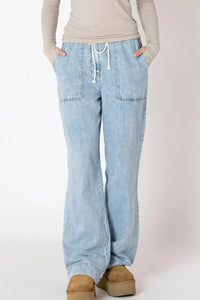 Washed Blue Denim Pant
