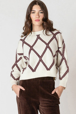 Diamond Check Sweater
