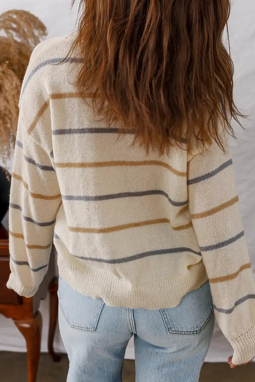 Casual Striped Sweater