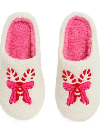 Candy Cane Slippers