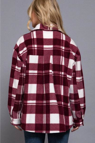 Cabin Check Fleece Shacket