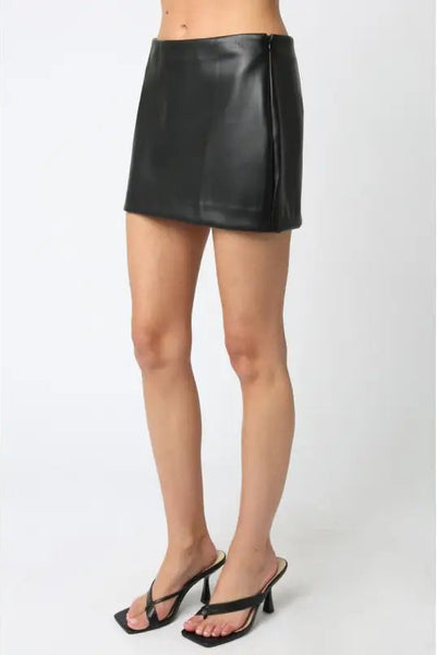 Syla Pleather Skirt
